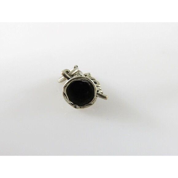 Vintage 3D Sterling Silver Cheerleading Mom Charm Megaphone Mom Charm - Picture 2 of 6